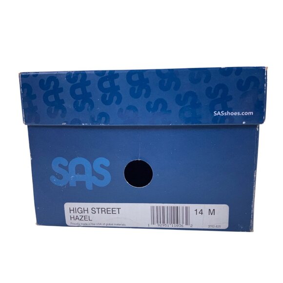 SAS High Street Lace Up Sneaker Mens Size 14 M Hazel Brown Leather NEW - Picture 9 of 9